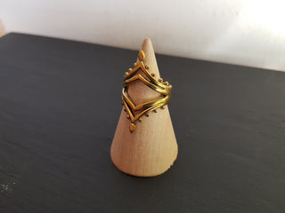 Ethnic Brass Ring / Boho / Ethnic / Rustic / Festival / Bohemian / Hippie / Gypsy / Psy / Thumb / Psy / Tribal ring