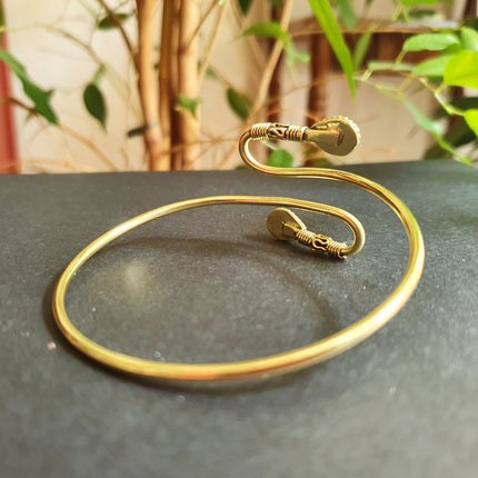 Amethyst Silver Spiral Boho Bracelet / Bangle / Arm Bracelet / Ethnic / Rustic / Bohemian / Hippie / Gypsy / Psy / Adjustable