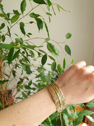 Textured Brass Cuff Bracelet / Boho / Ethnic / Rustic / Bohemian / Hippie / Gypsy / Jewellery / Adjustable