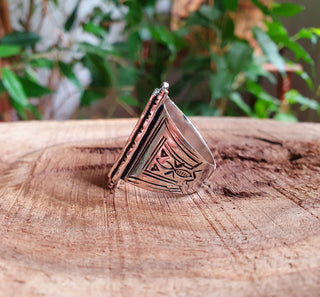 Adjustable Mens Silver Ring Tuareg Boho / Ethnic / Rustic / Festival / Bohemian / Hippie / Gypsy