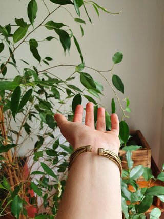 Textured Brass Cuff Bracelet / Boho / Ethnic / Rustic / Bohemian / Hippie / Gypsy / Jewellery / Adjustable