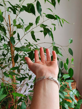 Textured Silver Cuff Bracelet / Boho / Ethnic / Rustic / Bohemian / Hippie / Gypsy / Jewellery / Adjustable