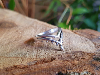 Boho Silver Ring / Boho / Bohemian / Psy / Rustic / Tribal / Gypsy / Festival / Healing / Festival