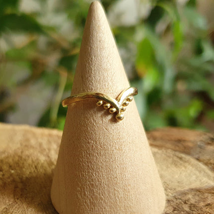 Boho Brass Ring / Boho / Bohemian / Psy / Rustic / Tribal / Gypsy / Festival / Healing / Festival