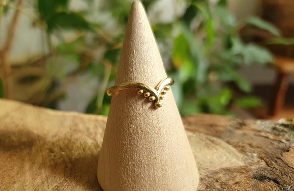 Boho Brass Ring / Boho / Bohemian / Psy / Rustic / Tribal / Gypsy / Festival / Healing / Festival