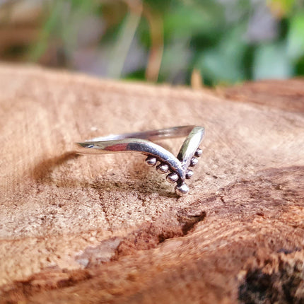 Boho Silver Ring / Boho / Bohemian / Psy / Rustic / Tribal / Gypsy / Festival / Healing / Festival