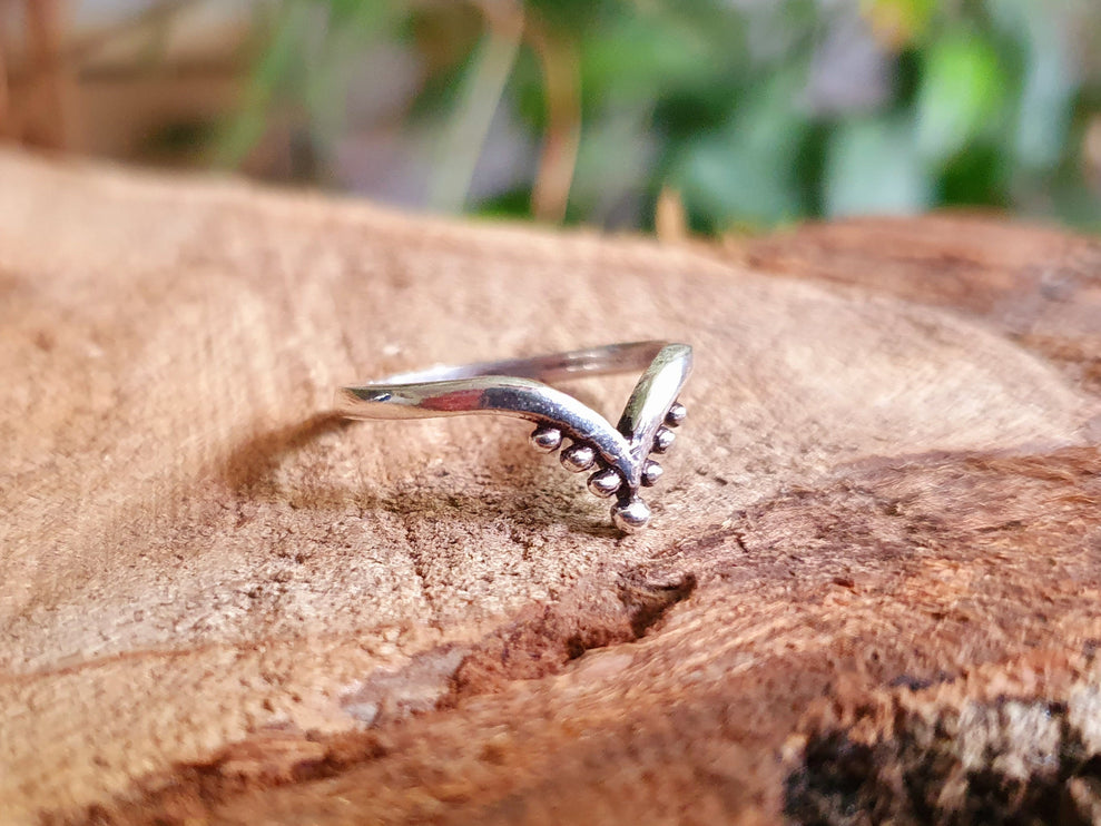 Boho Silver Ring / Boho / Bohemian / Psy / Rustic / Tribal / Gypsy / Festival / Healing / Festival