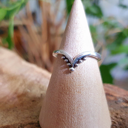 Boho Silver Ring / Boho / Bohemian / Psy / Rustic / Tribal / Gypsy / Festival / Healing / Festival