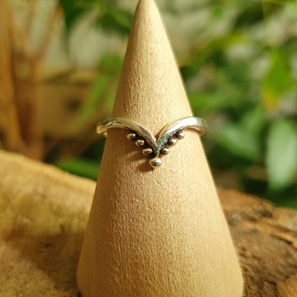 Boho Silver Ring / Boho / Bohemian / Psy / Rustic / Tribal / Gypsy / Festival / Healing / Festival