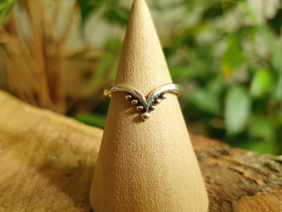 Boho Silver Ring / Boho / Bohemian / Psy / Rustic / Tribal / Gypsy / Festival / Healing / Festival