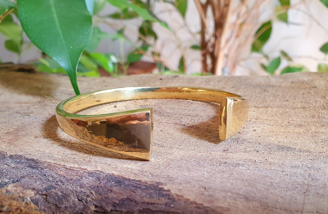 Simple Brass Bracelet / Bangle / Boho / Ethnic / Rustic / Bohemian / Hippie / Gypsy / Jewellery /