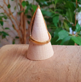 Large Brass Geometric Diamond Shape Ring / Mens / Unisex / Large /Boho / Ethnic / Rustic / Tribal / Gypsy / Festival / Triangle
