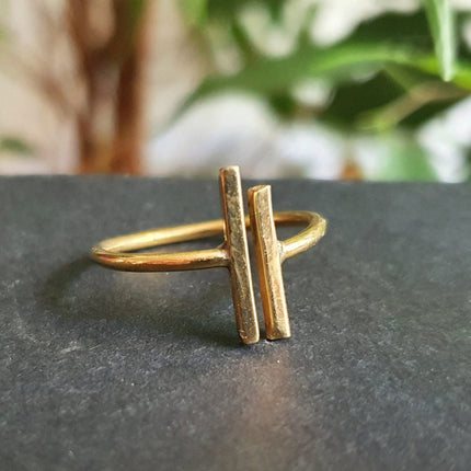 Minimaliste Brass Ring / Modern / Contemporary / Boho / Bohemian / Psy / Rustic / Tribal / Gypsy / Festival / Healing / Festival