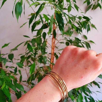 Textured Brass Cuff Bracelet / Boho / Ethnic / Rustic / Bohemian / Hippie / Gypsy / Jewellery / Adjustable