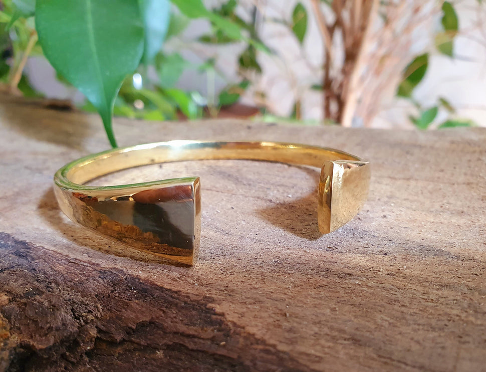 Simple Brass Bracelet / Bangle / Boho / Ethnic / Rustic / Bohemian / Hippie / Gypsy / Jewellery /