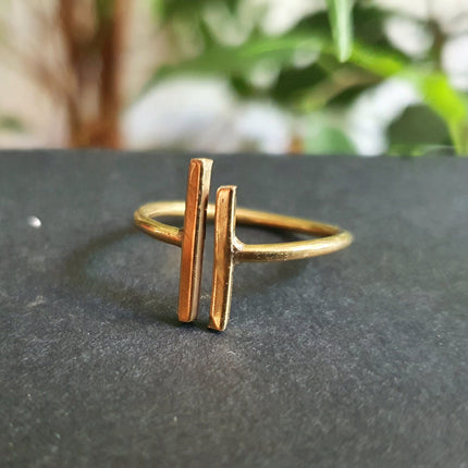 Minimaliste Brass Ring / Modern / Contemporary / Boho / Bohemian / Psy / Rustic / Tribal / Gypsy / Festival / Healing / Festival