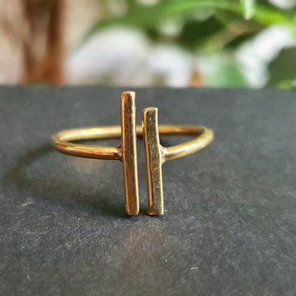 Minimaliste Brass Ring / Modern / Contemporary / Boho / Bohemian / Psy / Rustic / Tribal / Gypsy / Festival / Healing / Festival