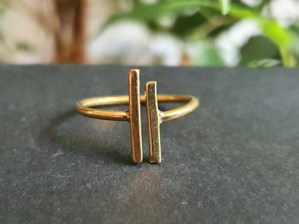 Minimaliste Brass Ring / Modern / Contemporary / Boho / Bohemian / Psy / Rustic / Tribal / Gypsy / Festival / Healing / Festival