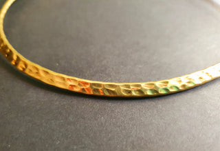 Ethnic Choker Brass Necklace / Rustic / Gypsy / Lightweight / Boho / Tribal / Hippie / Rustic / Vegan / Aztec
