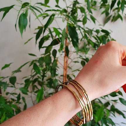 Textured Brass Cuff Bracelet / Boho / Ethnic / Rustic / Bohemian / Hippie / Gypsy / Jewellery / Adjustable