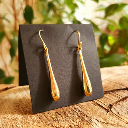 Chic Minimalist Brass Pendant Drop Earrings / Ethnic Boho Classic Bohemian Chic Gypsy Spiral Hippie Festival Tribal style