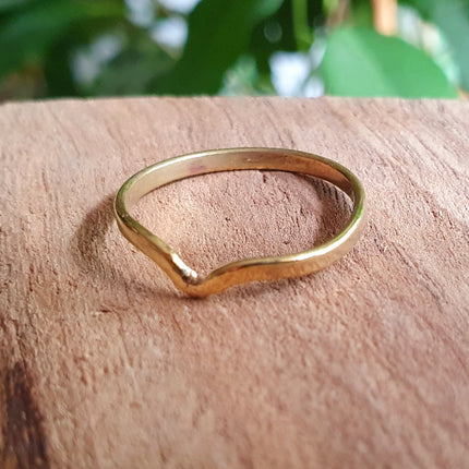 Boho Midi Gold Ring / Stacking Ring / Boho / Bohemian / Psy / Rustic / Tribal / Gypsy / Festival / Healing / Festival