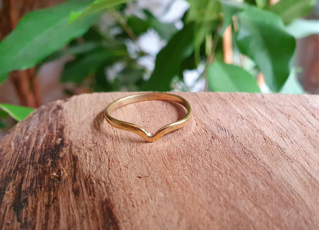 Boho Midi Gold Ring / Stacking Ring / Boho / Bohemian / Psy / Rustic / Tribal / Gypsy / Festival / Healing / Festival