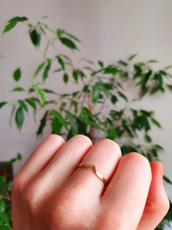 Boho Midi Gold Ring / Stacking Ring / Boho / Bohemian / Psy / Rustic / Tribal / Gypsy / Festival / Healing / Festival