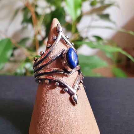 Ethnic style Silver & Lapis Lazuli / Boho / Bohemian / Psy / Rustic / Tribal / Gypsy / Festival / Healing / Festival