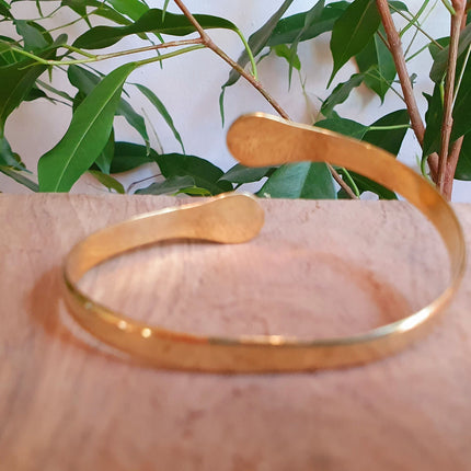 Boho Bracelet / Bangle / Green Onyx / Brass / Ethnic / Rustic / Bohemian / Hippie / Gypsy / Psy / Chic / Jewellery / Body / Adjustable