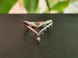 Boho Silver Ring / Boho / Bohemian / Psy / Rustic / Tribal / Gypsy / Festival / Healing / Festival
