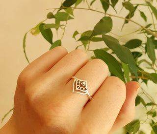 Ethnic style Silver Ring / Boho / Hippie / Coachella / Brass / Bohemian / Psy / Rustic / Tribal / Gypsy / Festival / Healing / Festival