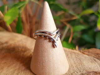 Boho Silver Ring / Boho / Bohemian / Psy / Rustic / Tribal / Gypsy / Festival / Healing / Festival
