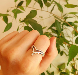 Boho Silver Ring / Boho / Bohemian / Psy / Rustic / Tribal / Gypsy / Festival / Healing / Festival