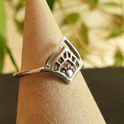 Ethnic style Silver Ring / Boho / Hippie / Coachella / Brass / Bohemian / Psy / Rustic / Tribal / Gypsy / Festival / Healing / Festival