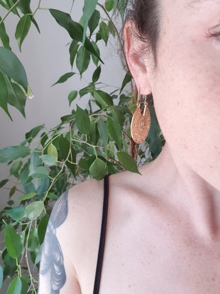 Golden Ethnic Turquoise Earrings Ethnic, rustic, yoga, hippie, gypsy, pretty, psy, boho, bohemian, festival