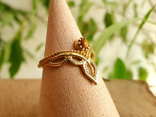 Ethnic style Brass & Tiger Eye / Boho / Bohemian / Psy / Rustic / Tribal / Gypsy / Festival / Healing / Festival 