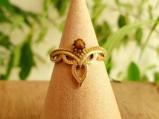 Ethnic style Brass & Tiger Eye / Boho / Bohemian / Psy / Rustic / Tribal / Gypsy / Festival / Healing / Festival 