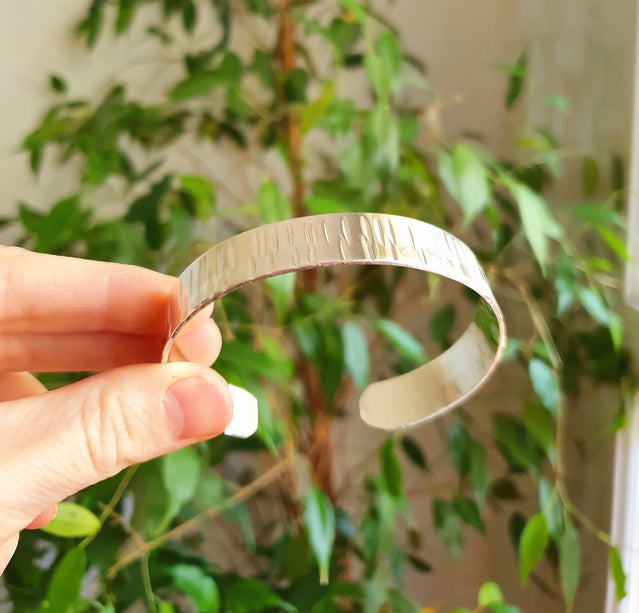 Rustic Silver Cuff Bracelet / Mens / Unisex / Boho / Ethnic / Rustic / Bohemian / Hippie / Gypsy / Jewellery /