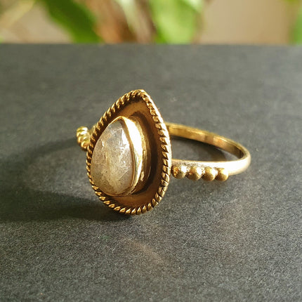 Ethnic style Brass & Labradorite / Boho / Bohemian / Psy / Rustic / Tribal / Gypsy / Festival / Healing / Festival 