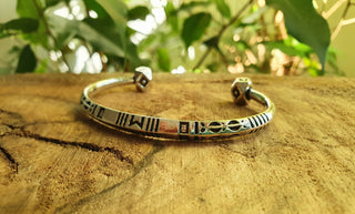 African Silver Bracelet / Tuareg Jewelry / Cuff / Boho / Ethnic / Costume / Bohemian / Medieval / Gypsy / Geometric /