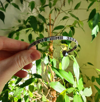 African Silver Bracelet / Tuareg Jewelry / Cuff / Boho / Ethnic / Costume / Bohemian / Medieval / Gypsy / Geometric /