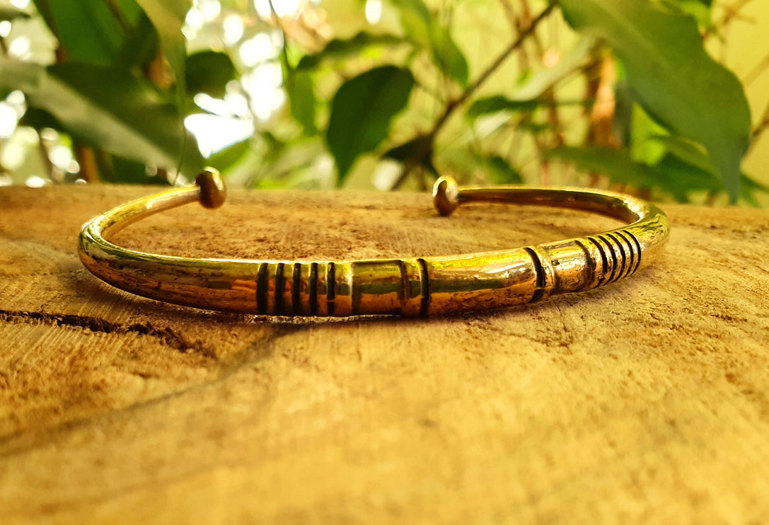 African Brass Bracelet / Tuareg Jewelry / Large size / Boho / Ethnic / Costume / Bohemian / Medieval / Gypsy / Geometric /