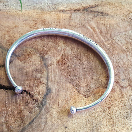 African Silver Bracelet / Tuareg Jewelry / Cuff / Boho / Ethnic / Costume / Bohemian / Medieval / Gypsy / Geometric /