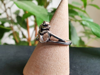 Silver Ohm Ring , Non Tarnish Boho ring, Yoga Gift, Bohemian Jewellery from Kaali Boutique