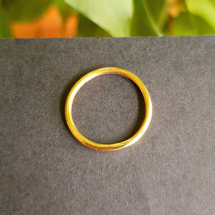 Simple Gold Ring / Stacking Ring / Boho / Bohemian / Psy / Rustic / Tribal / Gypsy / Festival / Healing / Festival