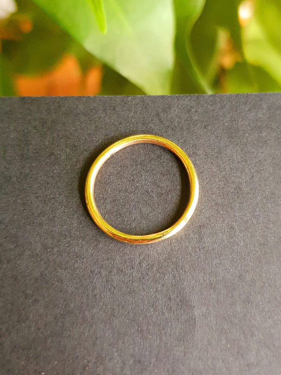 Simple Gold Ring / Stacking Ring / Boho / Bohemian / Psy / Rustic / Tribal / Gypsy / Festival / Healing / Festival