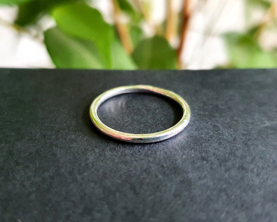 Simple Silver Ring / Stacking Ring / Boho / Bohemian / Psy / Rustic / Tribal / Gypsy / Festival / Healing / Festival