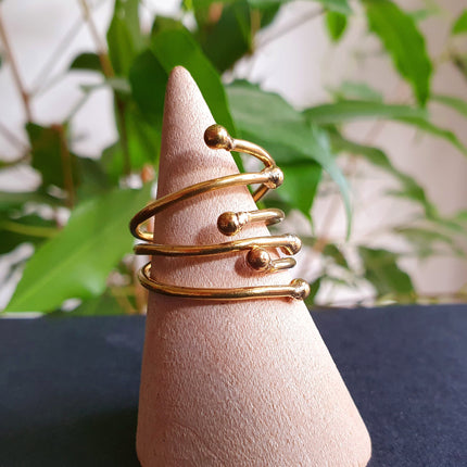 Minimaliste Brass Ring / Modern / Contemporary / Boho / Adjustable / Bohemian / Psy / Rustic / Tribal / Gypsy / Festival / Healing /