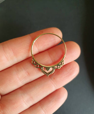 Mini Boho Brass Hoop Earrings; Ethnic, Geometric, Small, Rustic, Yoga, Hippie, Gypsy, Pretty, Ssy, Boho, Bohemian, Festival